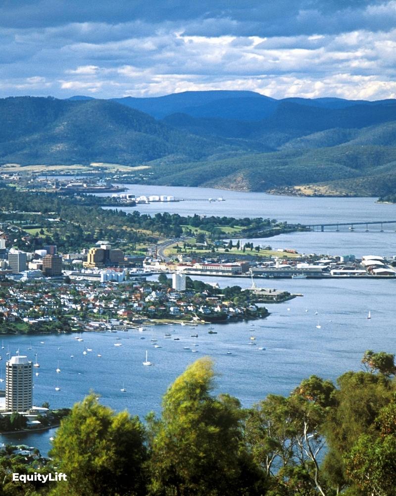 Hobart residential and commercial property market across the Derwent